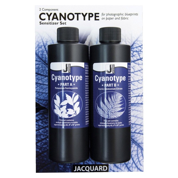 Cyanotype -Dvokomponentni set za  kreiranje fotografije plavog otiska na papiru ili tkanini
