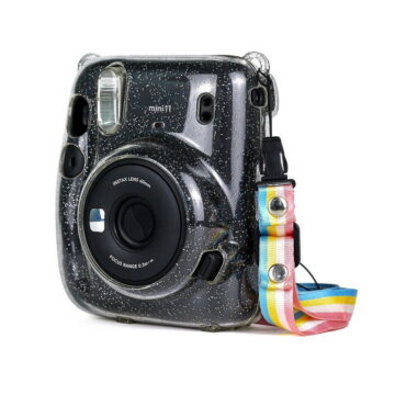 Torbica za Fujifilm Instax Mini 12 Providna sa šljokicama (Glitter)