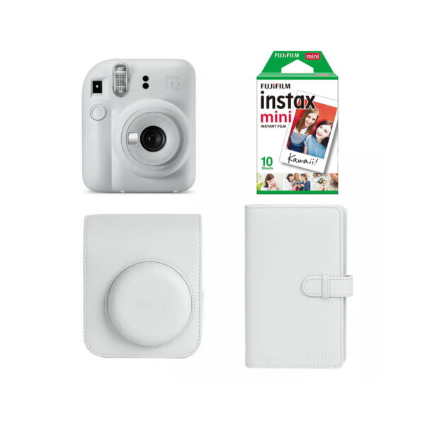 Fujifilm Instax Mini 12 Veliki Poklon Set Beli (Clay White) – BG Elite Foto